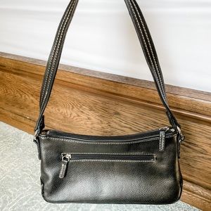 Black Leather Shoulder Bag
